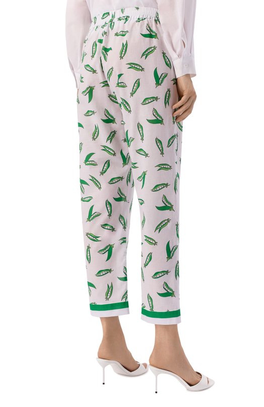 Хлопковые брюки YANINA T-3156 Белый  T-3156 Фото 4