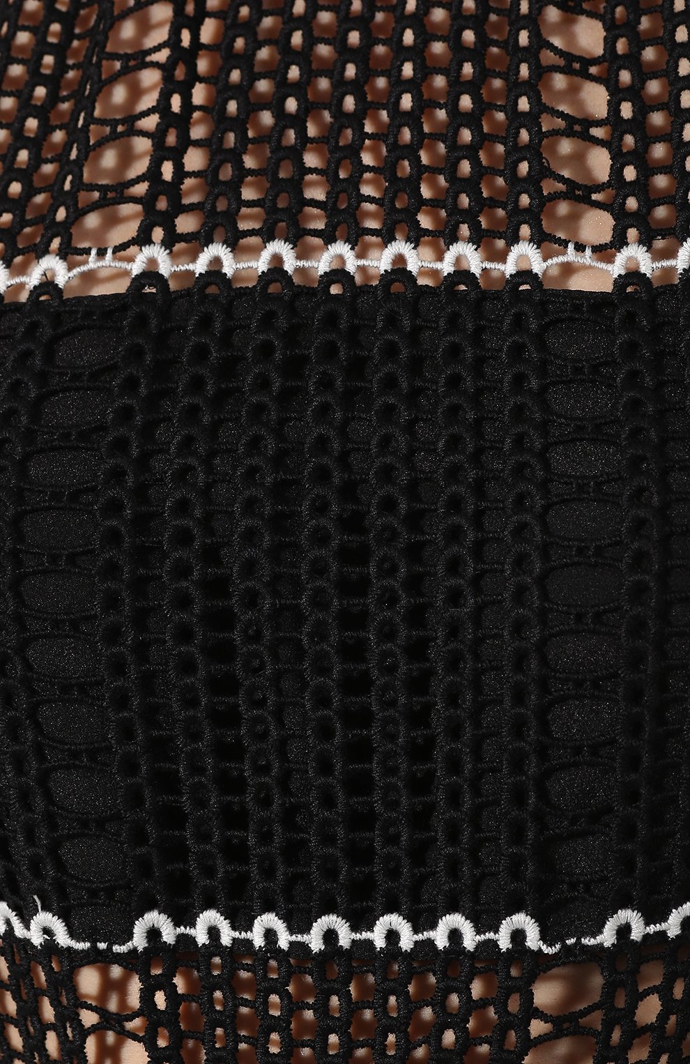 Вязаное платье SELF-PORTRAIT черного цвета по цене 29850 руб., арт. SP20-076, фото 5 Вязаное платье SELF-PORTRAIT, арт. SP20-076, фото 5