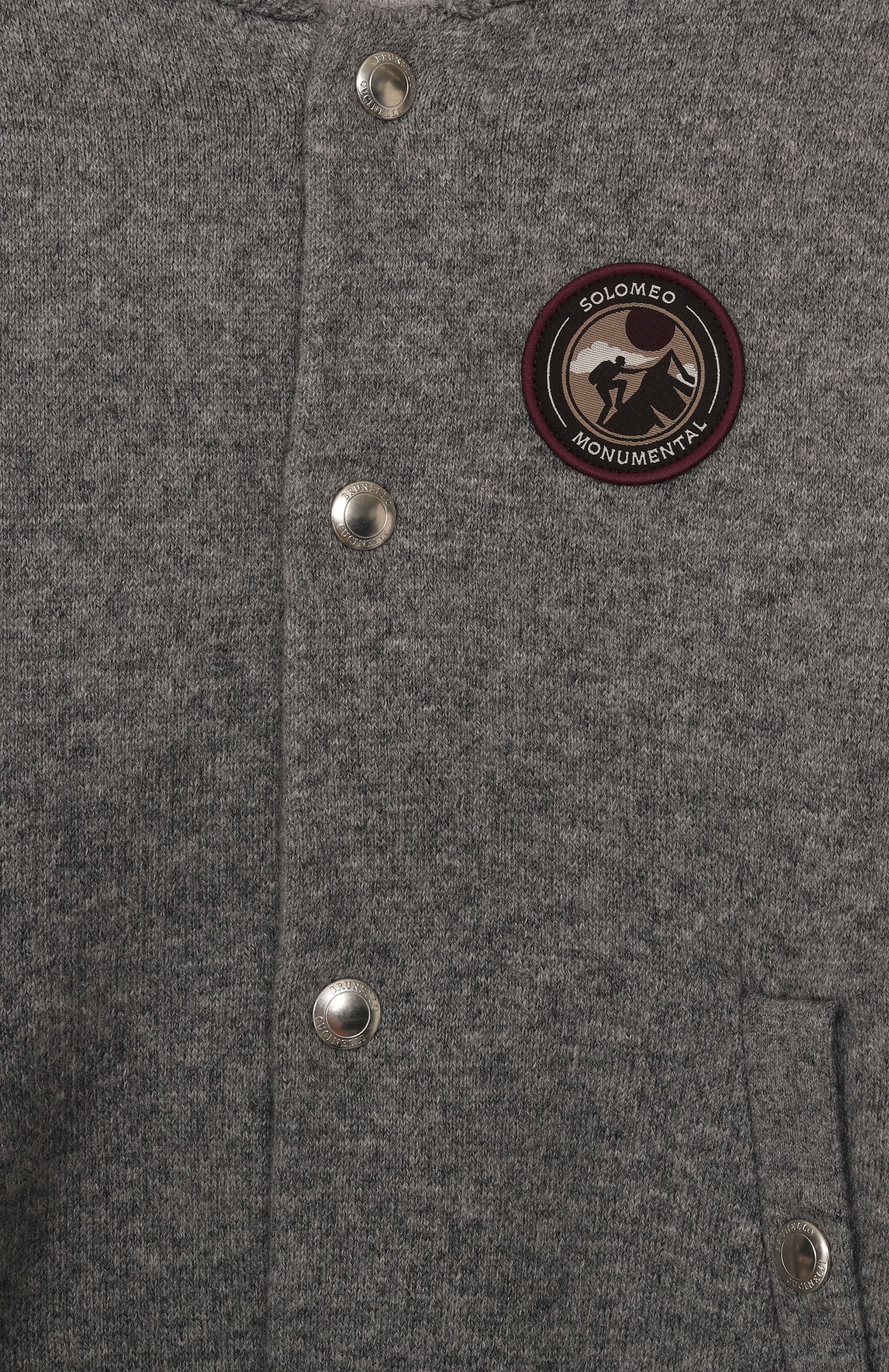 Бомбер из шерсти и кашемира BRUNELLO CUCINELLI, арт. B36M12546C, фото 3