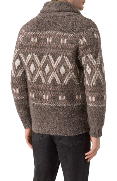 Шерстяной кардиган BRUNELLO CUCINELLI, арт. M2B301716, фото 4