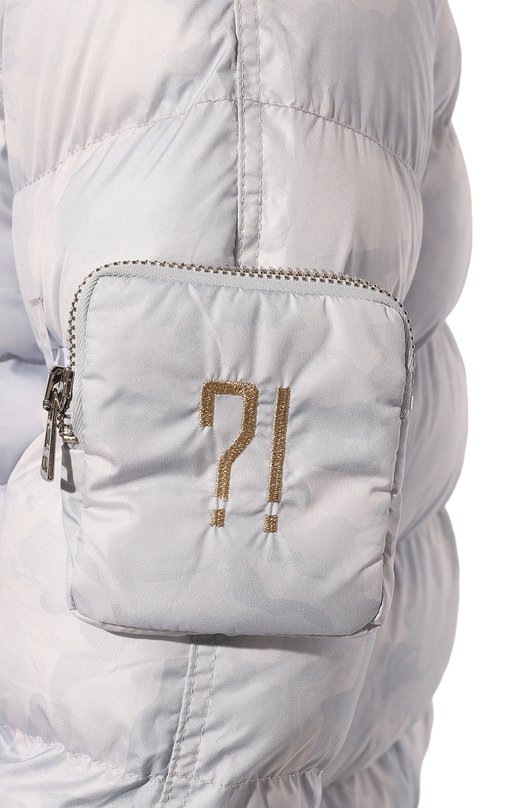 Утепленный бомбер CHMPS PARISSE Серый, фото 5