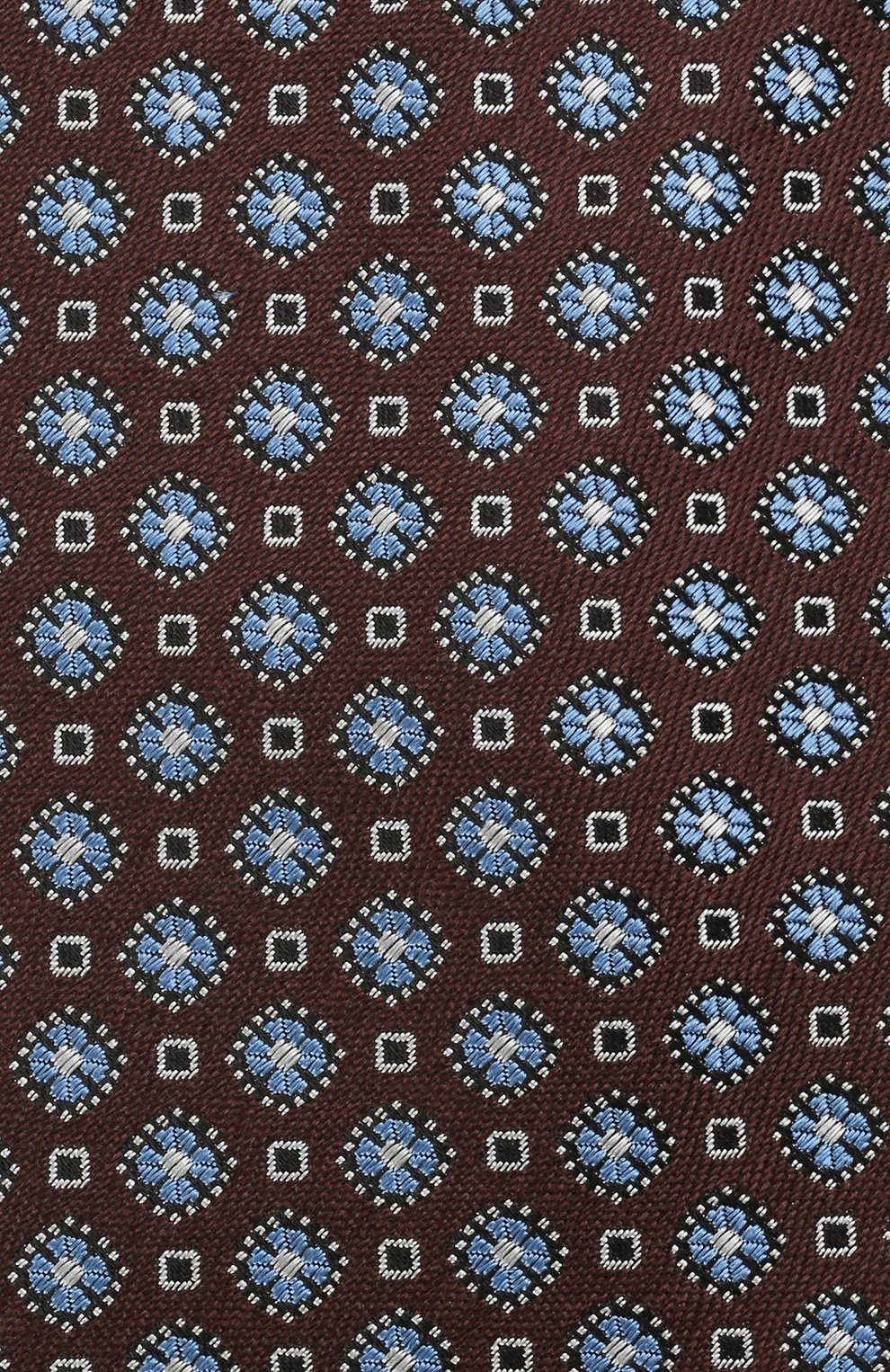 Шелковый галстук CANALI коричневого цвета по цене 12700 руб., арт. 18/HJ03078, фото 3 Шелковый галстук CANALI, арт. 18/HJ03078, фото 3