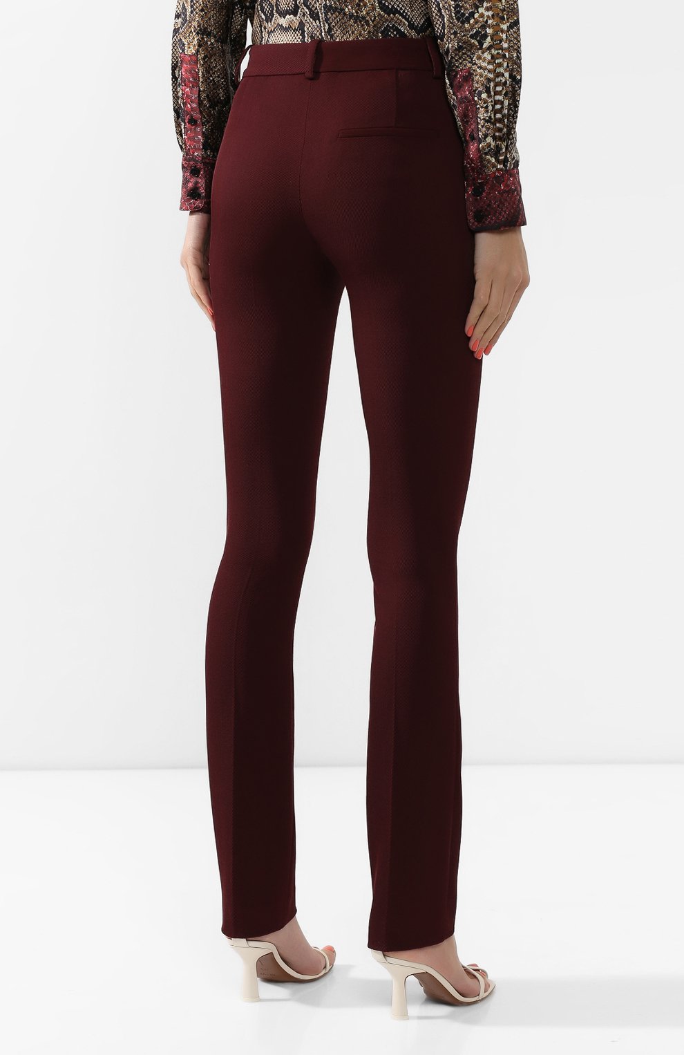 Шерстяные брюки VICTORIA BECKHAM, арт. TR CRP 21001C, фото 4