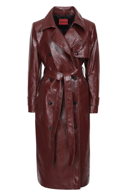 Тренч HUGO 50554264 Бордовый 50554264