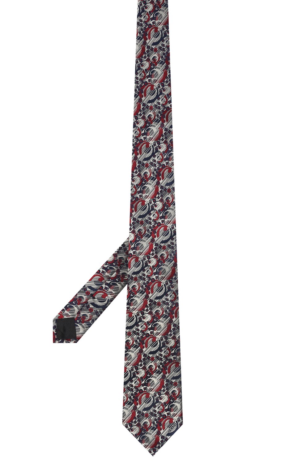 Шелковый галстук PRADA, арт. UCR77-10I6-F0124-141, фото 3