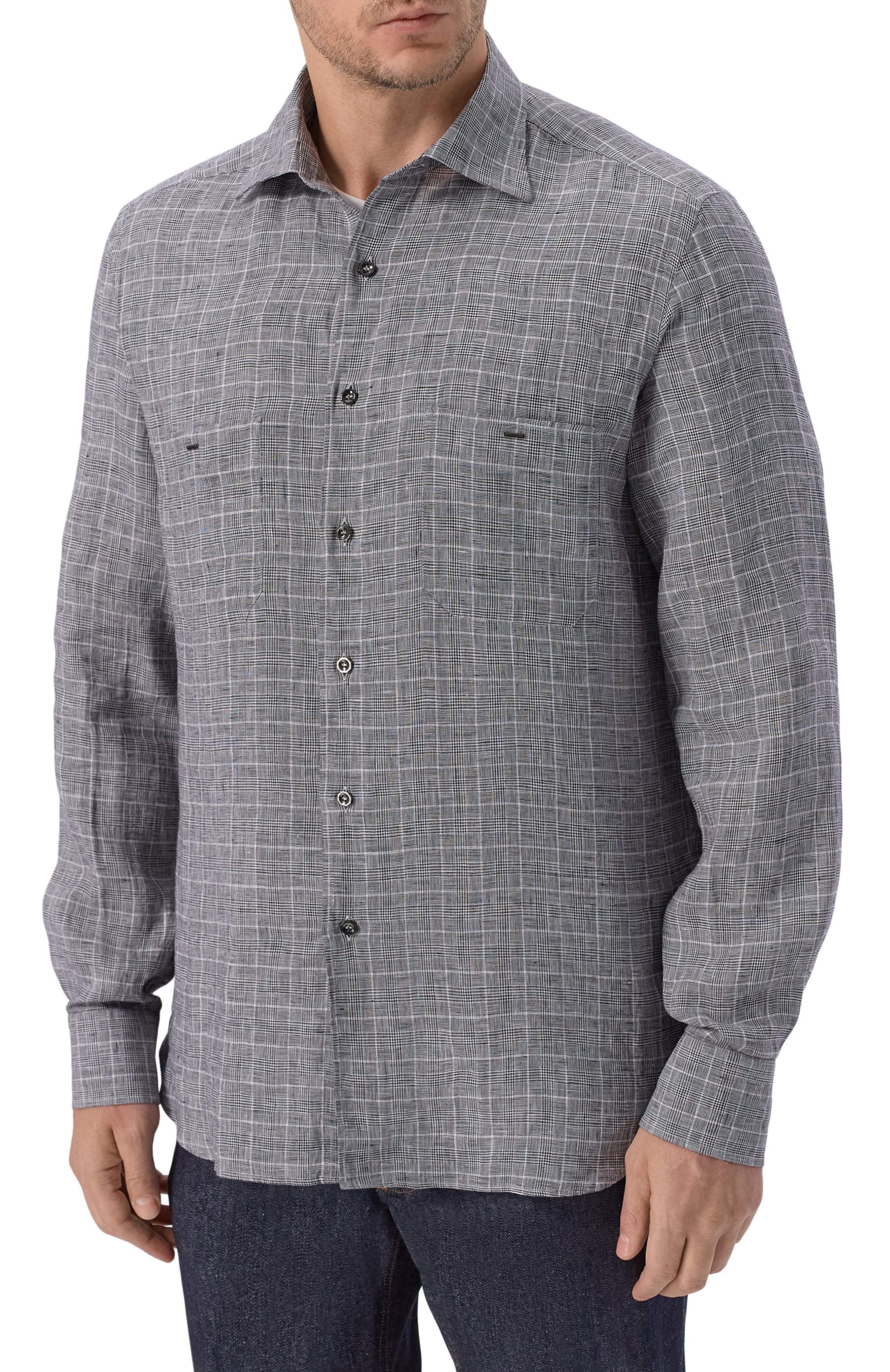 Льняная рубашка STEFANO RICCI, арт. MC007948/BX3124, фото 3