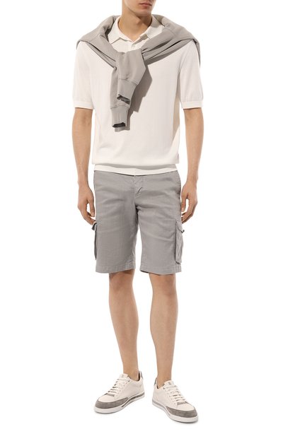 Шорты изо льна и хлопка KITON, арт. UFPPBK0604D, фото 2