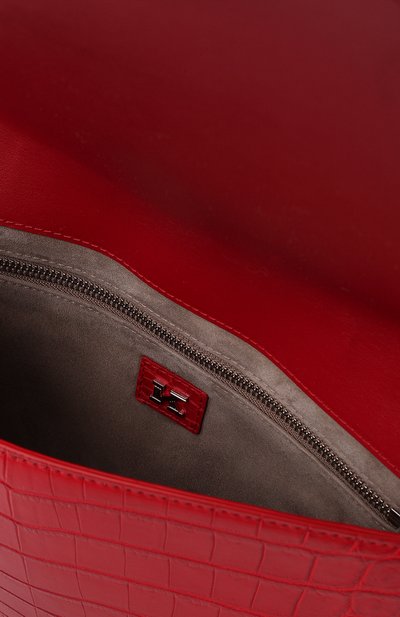 Сумка из кожи крокодила KITON, арт. DKIRAX0888A/CNIL, фото 4