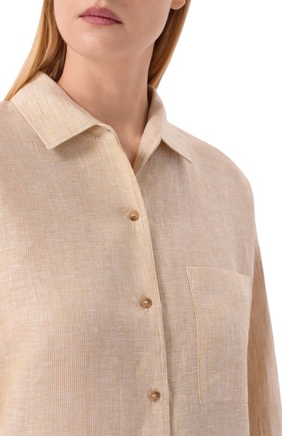 Льняная рубашка 12 STOREEZ, арт. 138098, фото 5