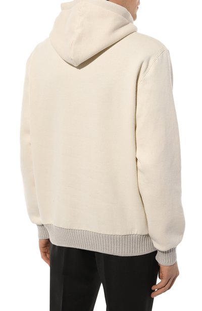 Худи из хлопка и кашемира CAPOBIANCO, арт. 15M432.FW00./58-60, фото 4