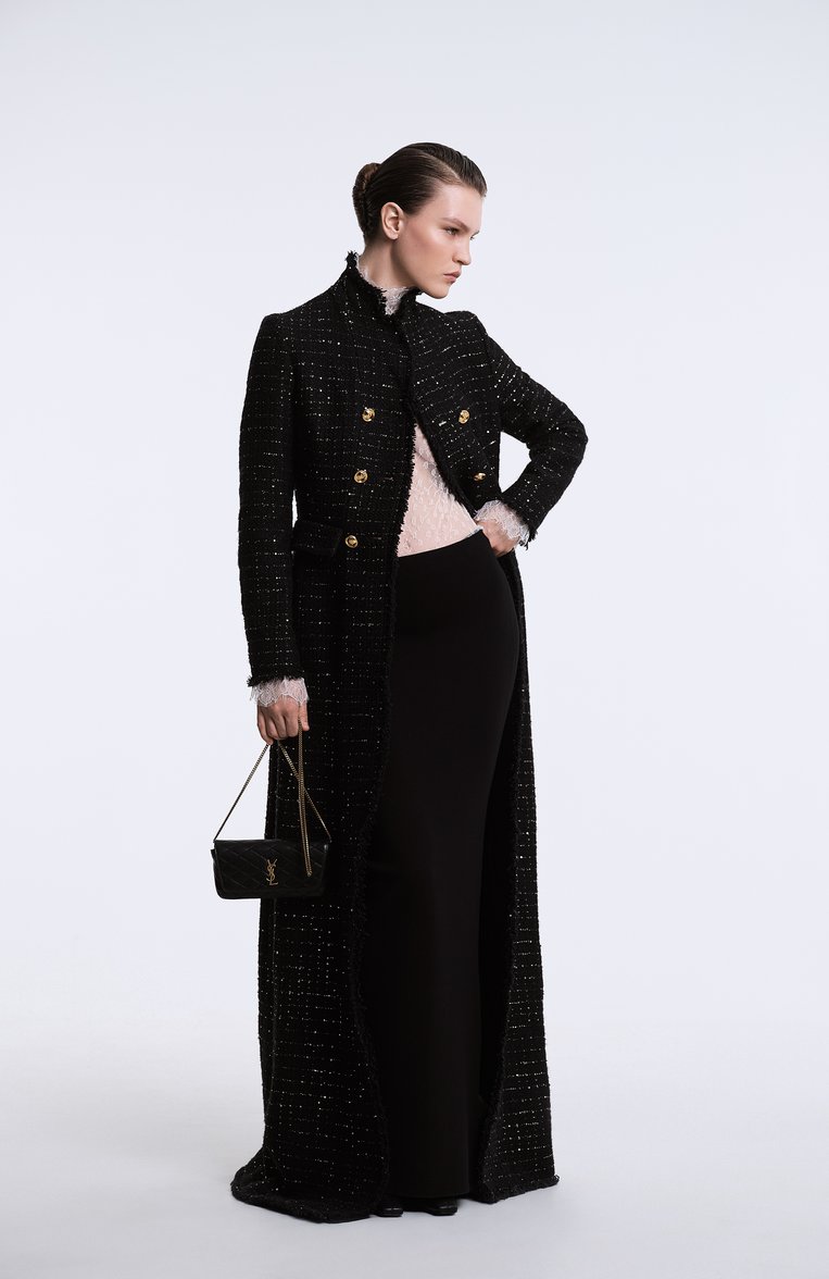 Женская сумка gaby SAINT LAURENT черного цвета, арт. 733667/1EL07 | Фото 8 (Материал: Натуральная кожа; Размер: mini; Ремень/цепочка: На ремешке; Драгоценные камни: Проставлено; Материал сплава: Проставлено)