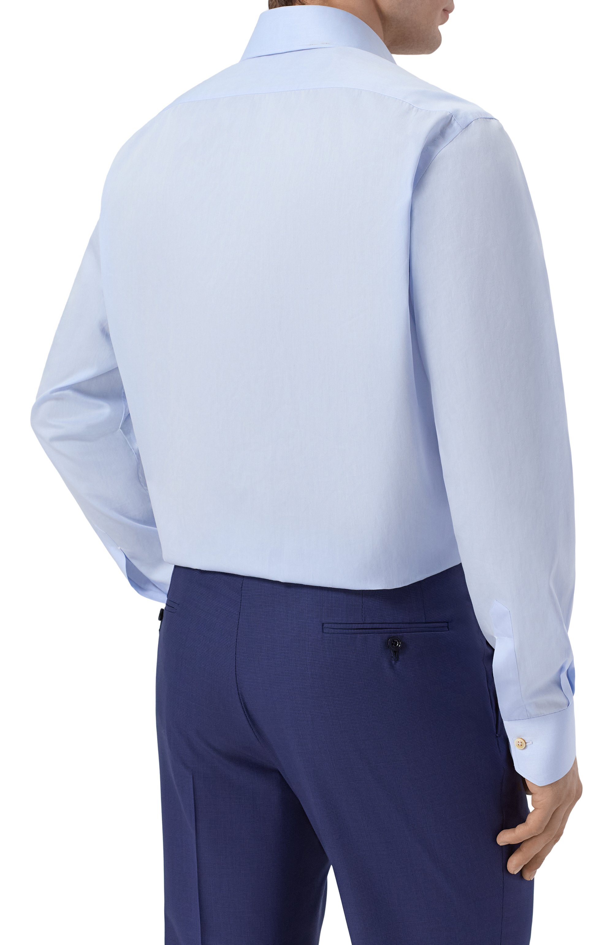 Хлопковая сорочка KITON, арт. UCIH06146_001, фото 4