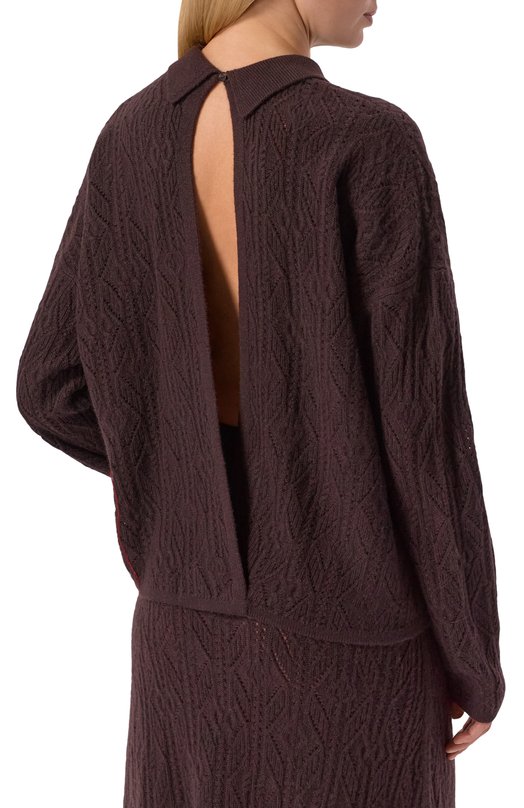 Кашемировый пуловер Uma Wang V2256A002 Коричневый  V2256A002 Фото 4