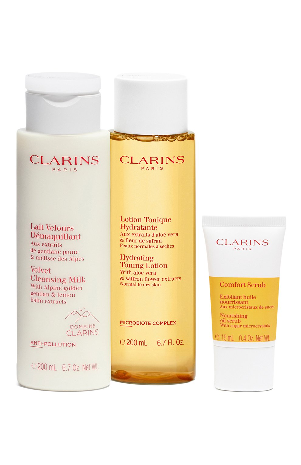 Набор в косметичке cleansing essentials normal to dry skin (2x200+15ml) CLARINS, арт. 80097022, фото 3