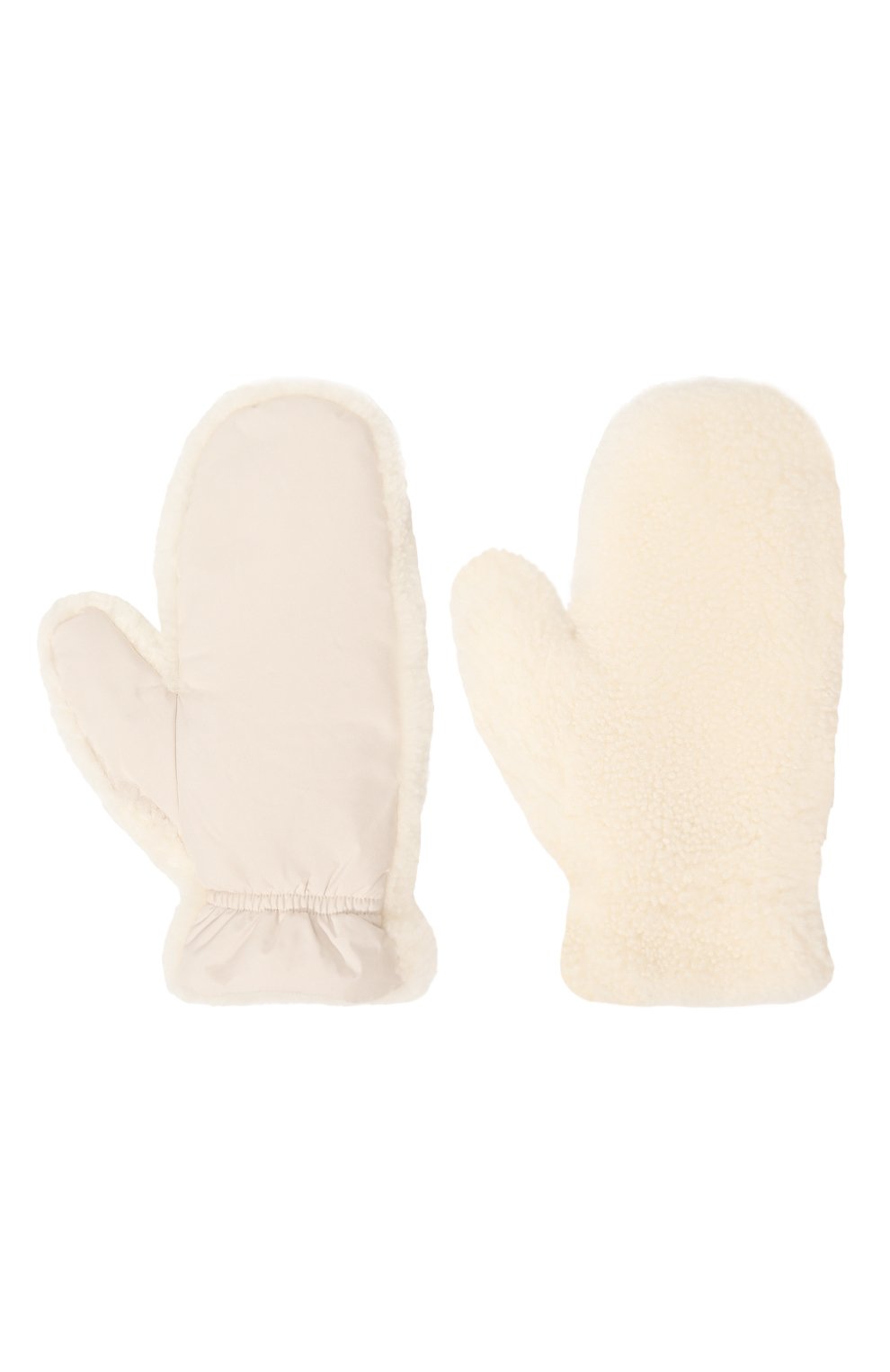 Меховые варежки из овчины YVES SALOMON, арт. 24WAA603XXD0XW, фото 3