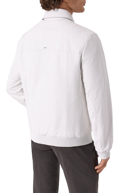 Кожаный бомбер STEFANO RICCI, арт. M7J5100176/NPVESR, фото 4