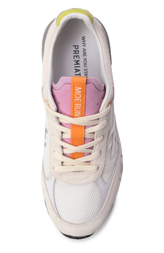 Комбинированные кроссовки Moerun-D Premiata M0ERUND/VAR 8303 Кремовый  M0ERUND/VAR 8303 Фото 6