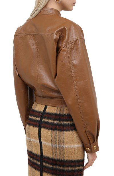 Кожаный бомбер GIVENCHY, арт. BW00A260E9, фото 4