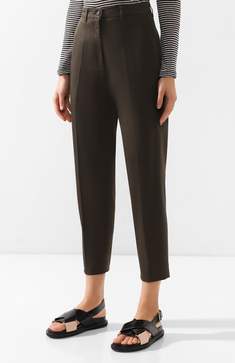 Хлопковые брюки TWO WOMEN IN THE WORLD, арт. LAUREN/UWZLN, фото 3