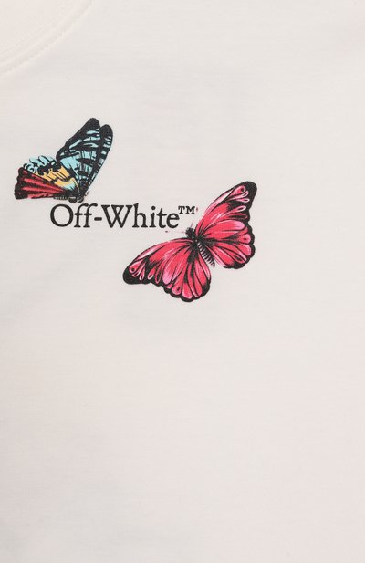 Хлопковое платье OFF-WHITE, арт. 0GDB030S25JER003/12+, фото 3