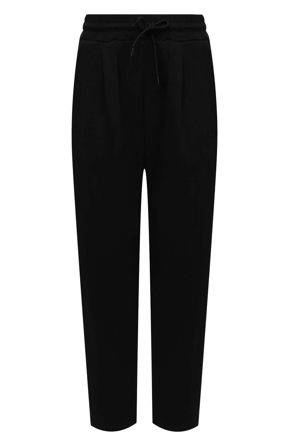 Хлопковые брюки MSGM черного цвета по цене 21050 руб., арт. 2941MDP62 207799, фото 1 Хлопковые брюки MSGM, арт. 2941MDP62 207799, фото 1