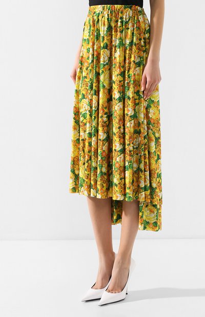 Юбка с принтом VETEMENTS, арт. SS20SK286 2615/W/YELL0W FL0WERS, фото 3
