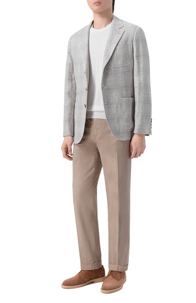 Мужские замшевые дерби BRUNELLO CUCINELLI, арт. MZUPAIX652