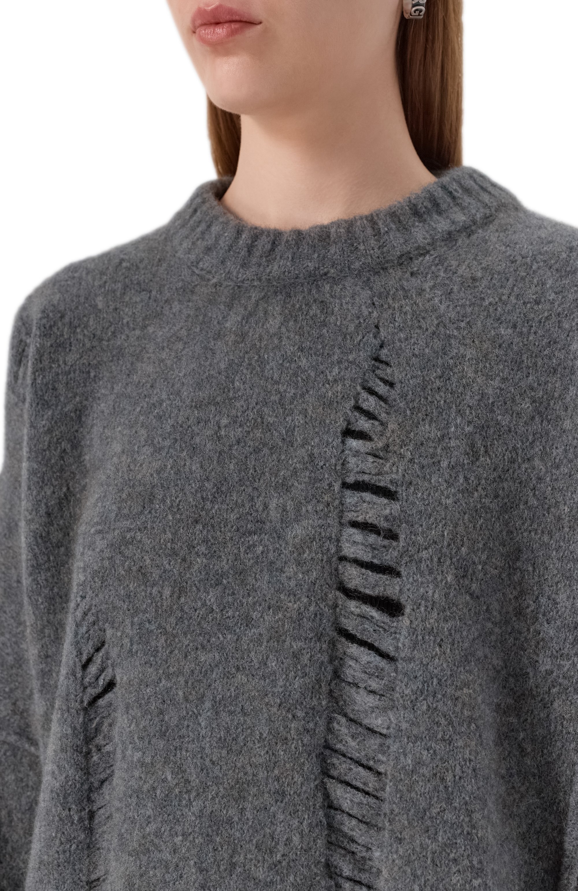 Шерстяной свитер ISABEL BENENATO, арт. UK04F25, фото 9