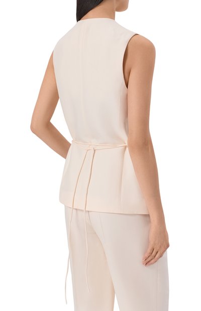 Жилет из шерсти и шелка 12 STOREEZ, арт. 136831, фото 4