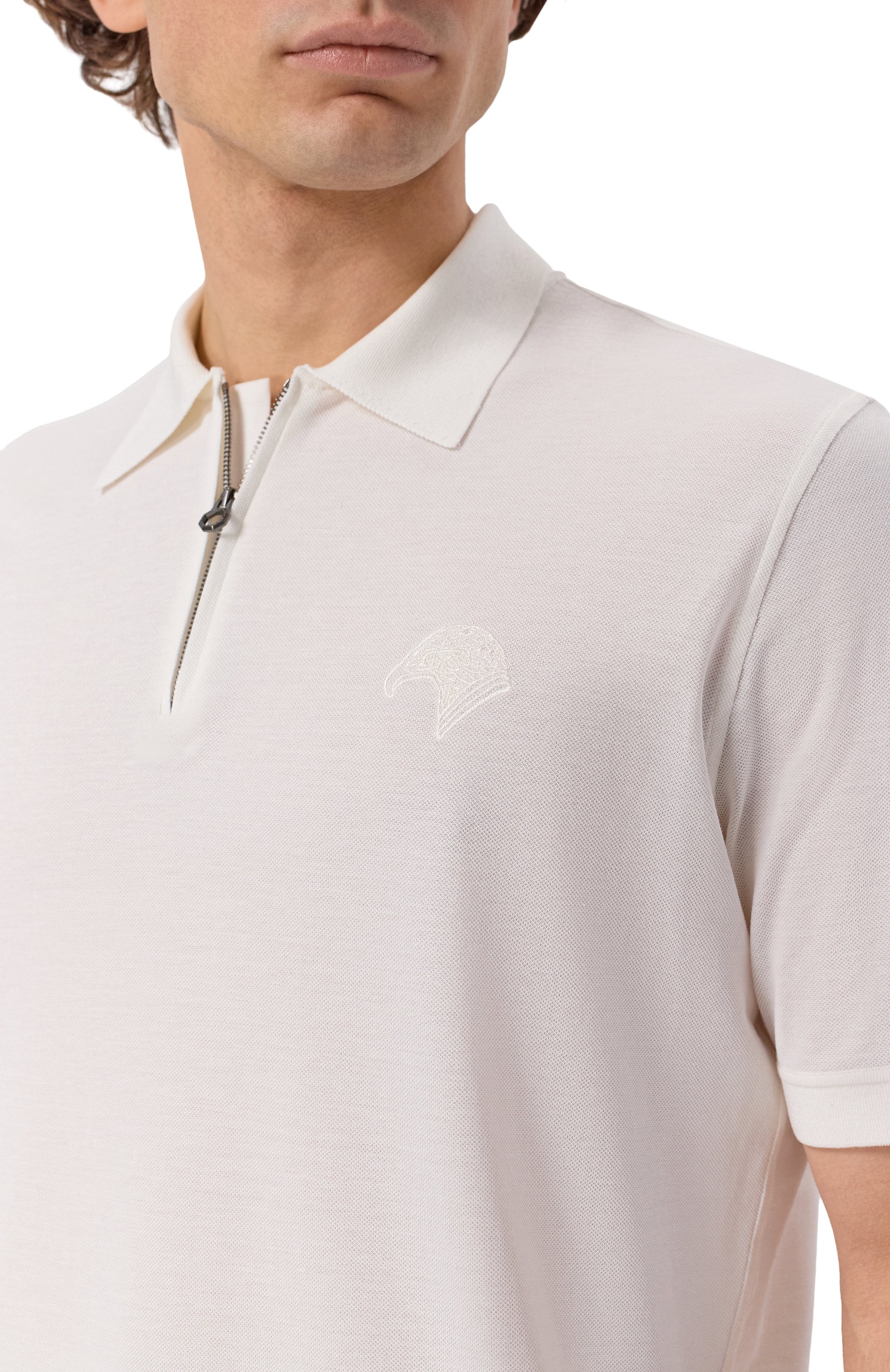 Поло из хлопка и шелка STEFANO RICCI, арт. K919078P31/T26101, фото 5