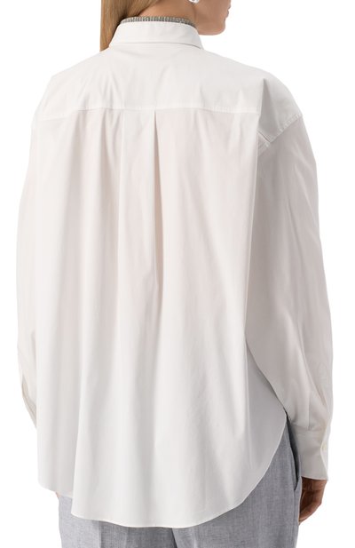 Хлопковая рубашка BRUNELLO CUCINELLI, арт. M0091NQ336, фото 4