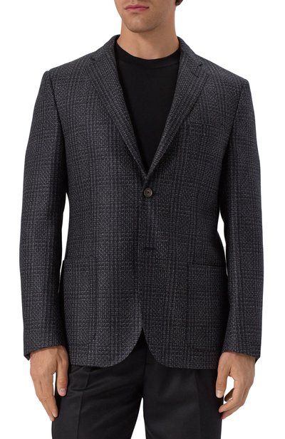 Шерстяной пиджак CORNELIANI, арт. 266002-2616212, фото 4
