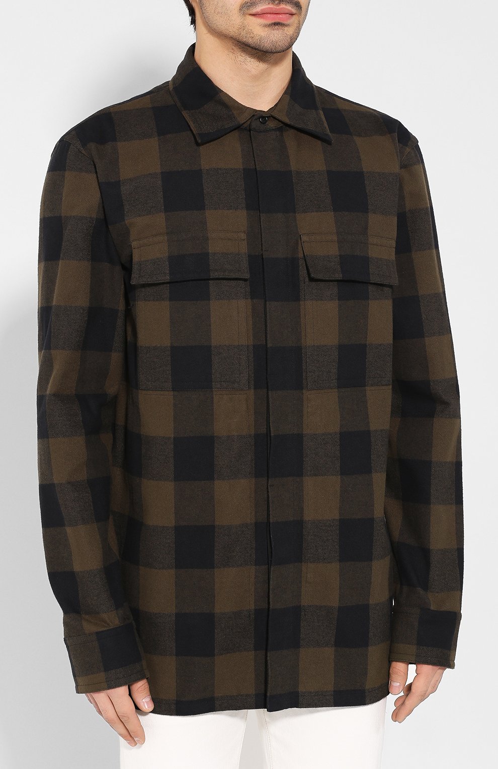 Хлопковая рубашка BOTTEGA VENETA, арт. 601770/VKMN0, фото 3