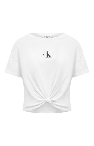 Женская хлопковая футболка CALVIN KLEIN, арт. KW0KW01366