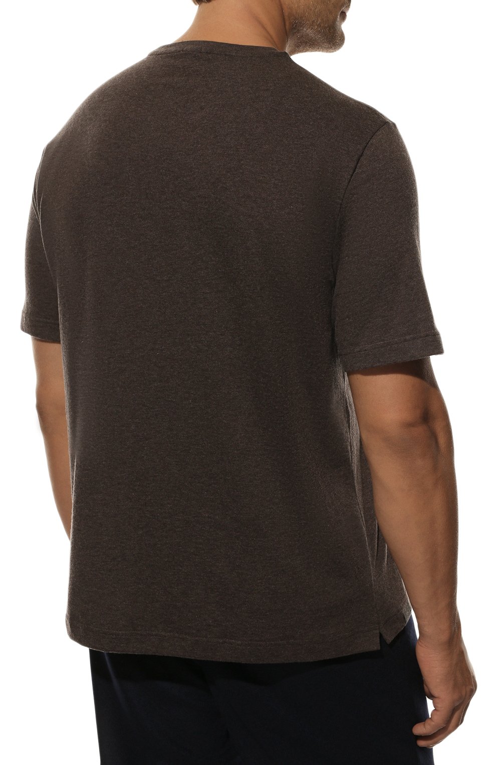 Футболка из хлопка и кашемира CAPOBIANCO, арт. 13M660.WS00./58-60, фото 4