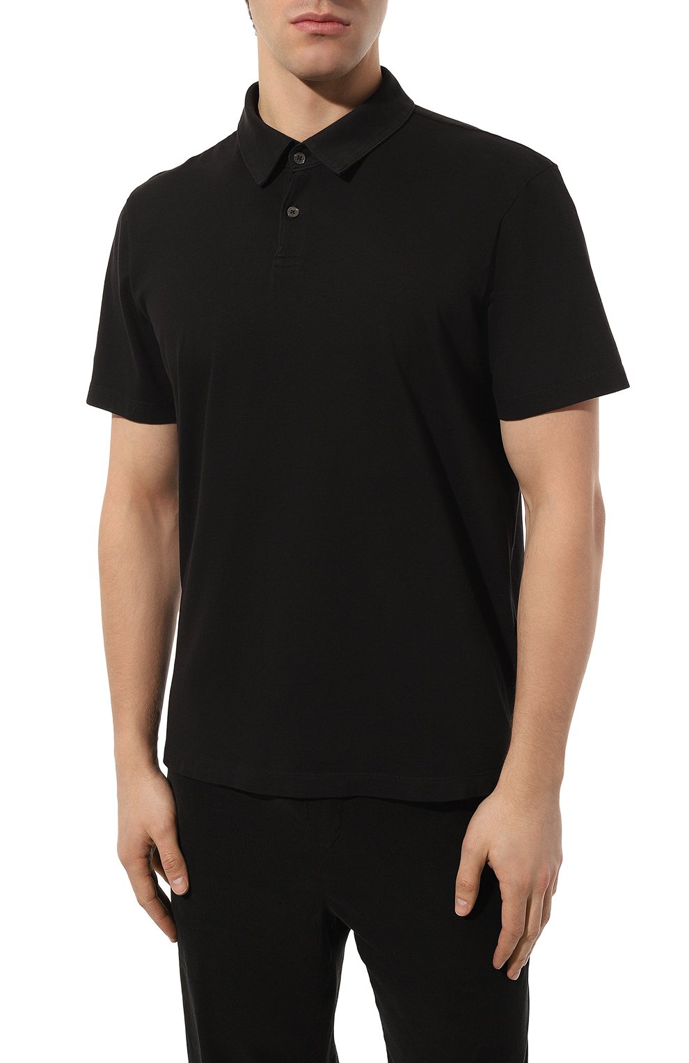 Хлопковое поло JAMES PERSE, арт. MSX3337/BLK, фото 3