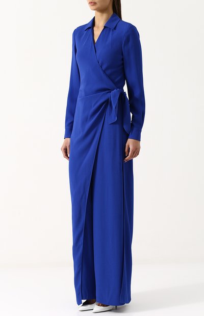 Однотонный приталенный комбинезон из вискозы RALPH LAUREN, арт. 290707925, фото 3