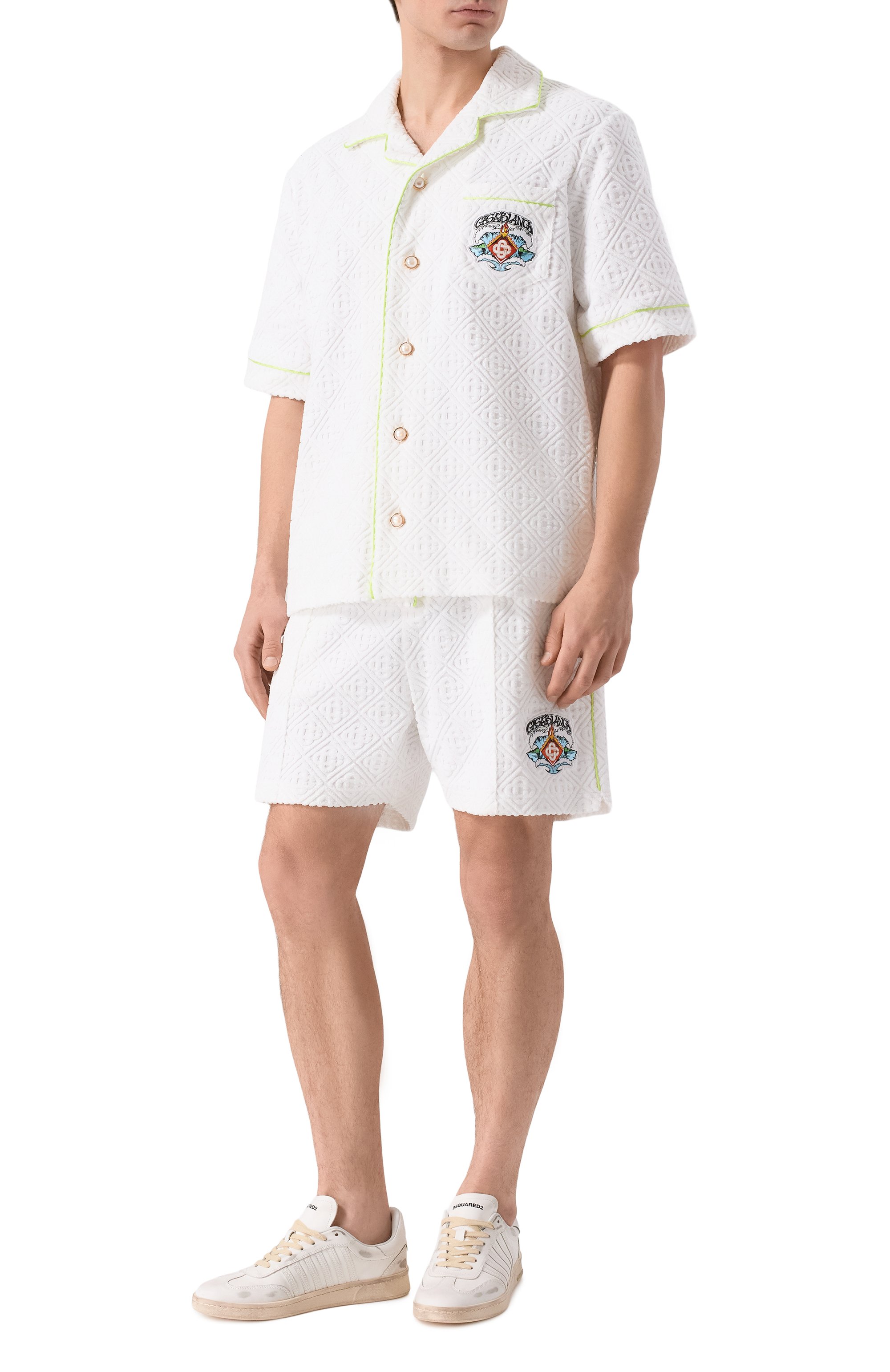 Хлопковые шорты CASABLANCA, арт. M-SP26-JTR-271-03-EX-BC, фото 2