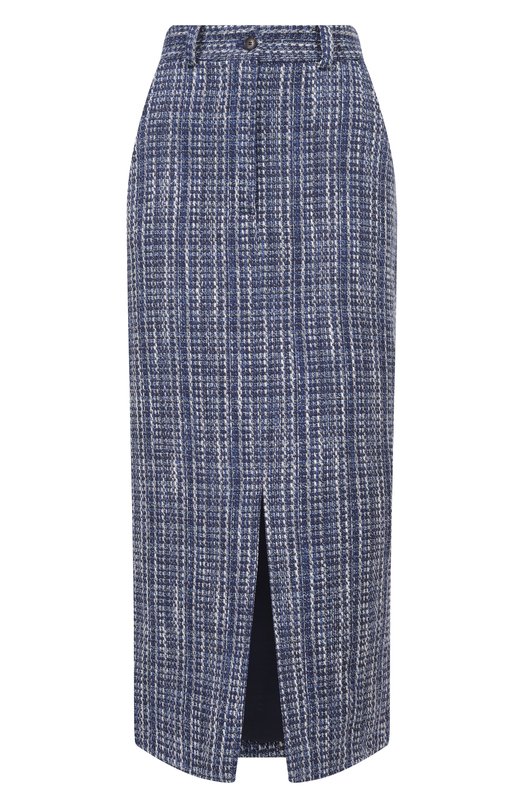 Твидовая юбка Kiton D61212K0934G Синий D61212K0934G