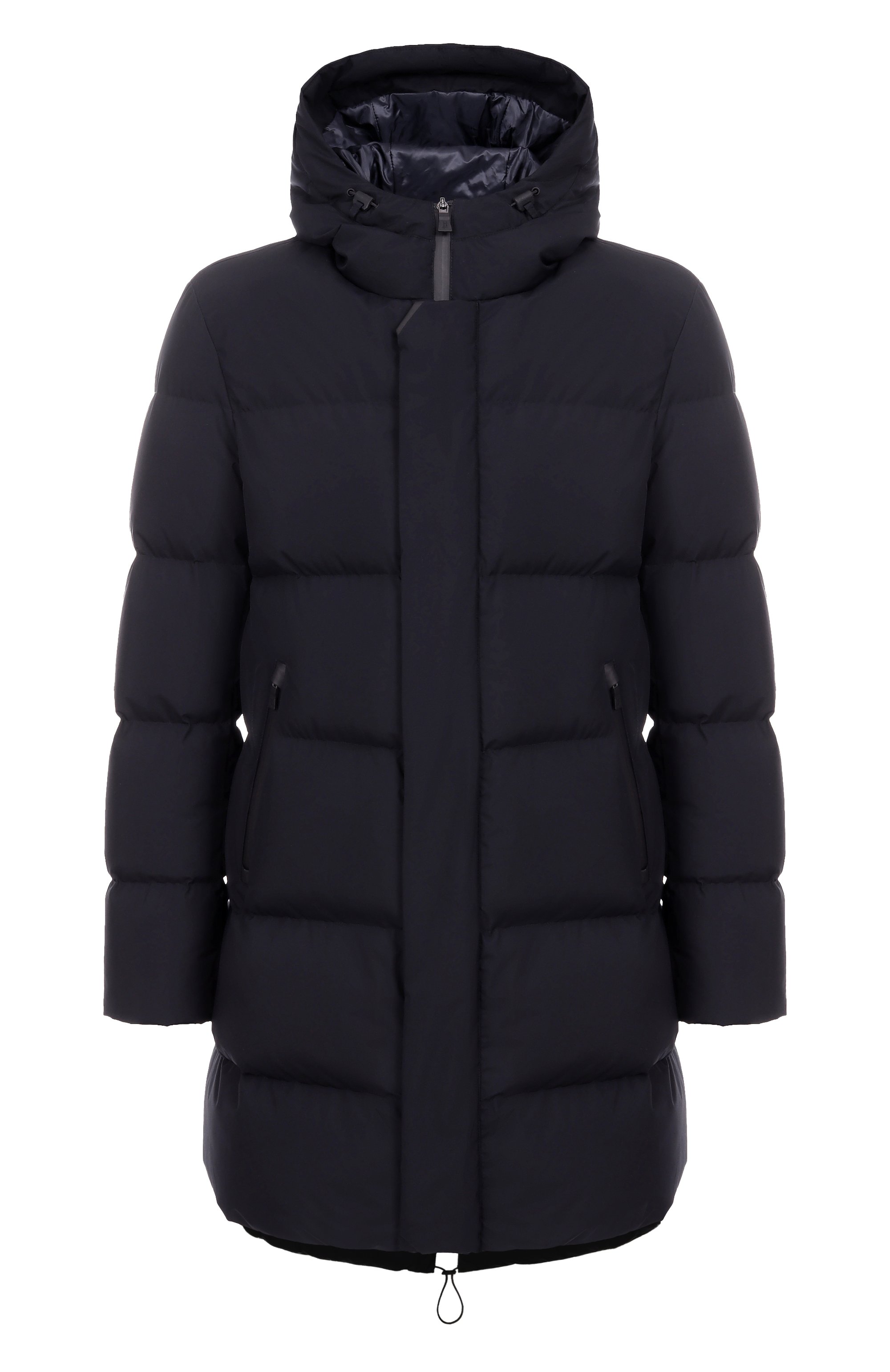 Пуховик HERNO темно-синего цвета по цене 119500 руб., арт. PI00245UL/11106, фото 1 Пуховик HERNO, арт. PI00245UL/11106, фото 1