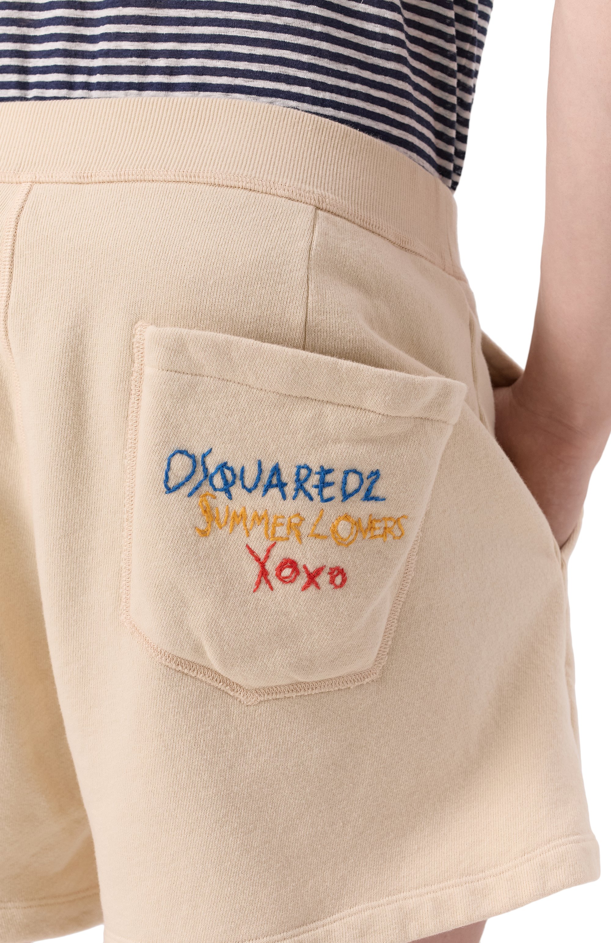 Хлопковые шорты DSQUARED2, арт. S78MU0056/S25140, фото 5