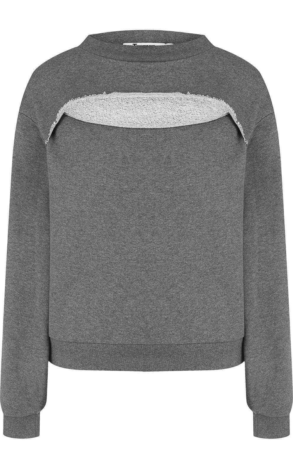 Хлопковый свитшот с круглым вырезом ALEXANDERWANG.T, арт. 4C481064B2, фото 1