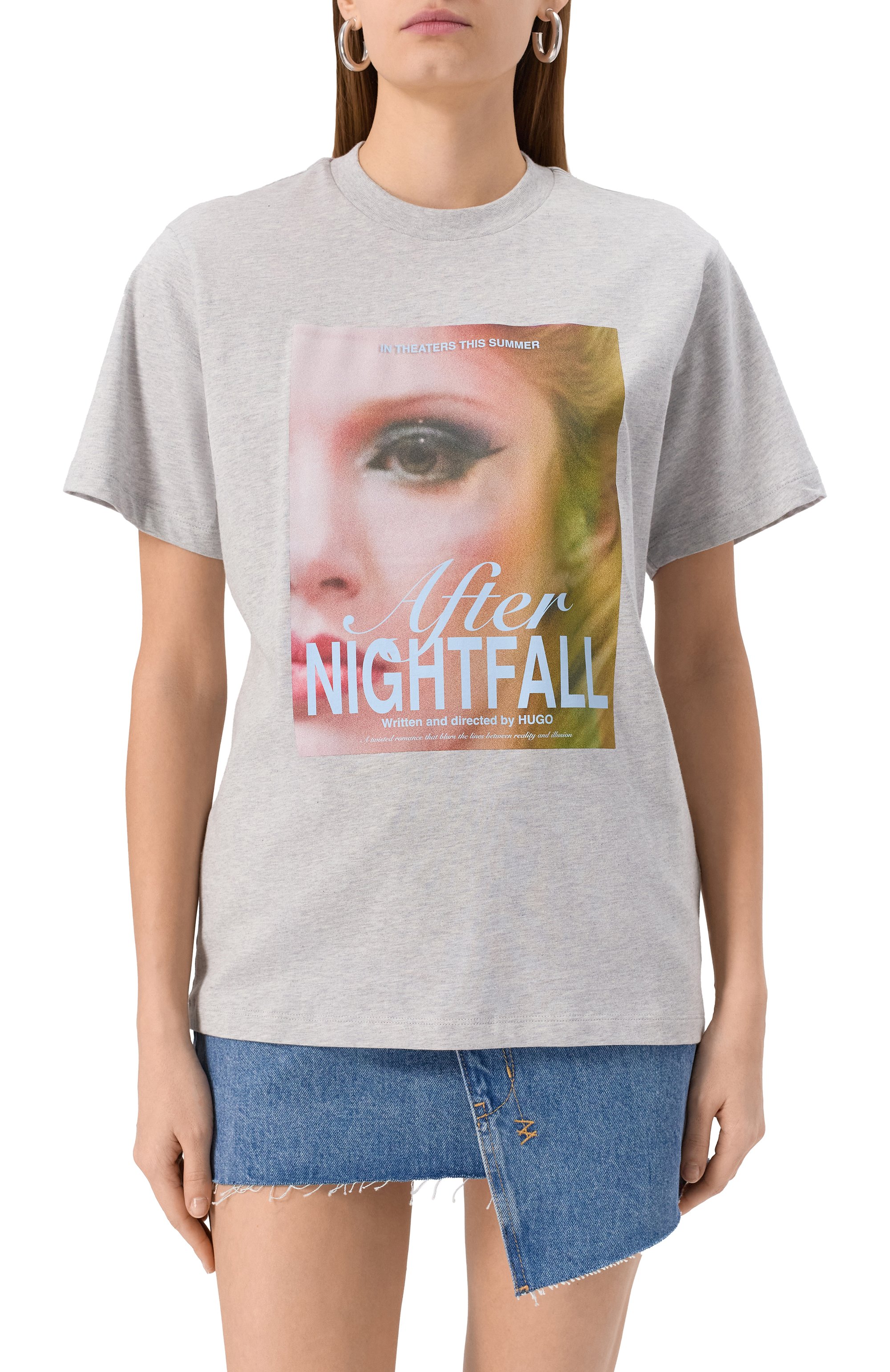 Хлопковая футболка HUGO, арт. 50534545, фото 3