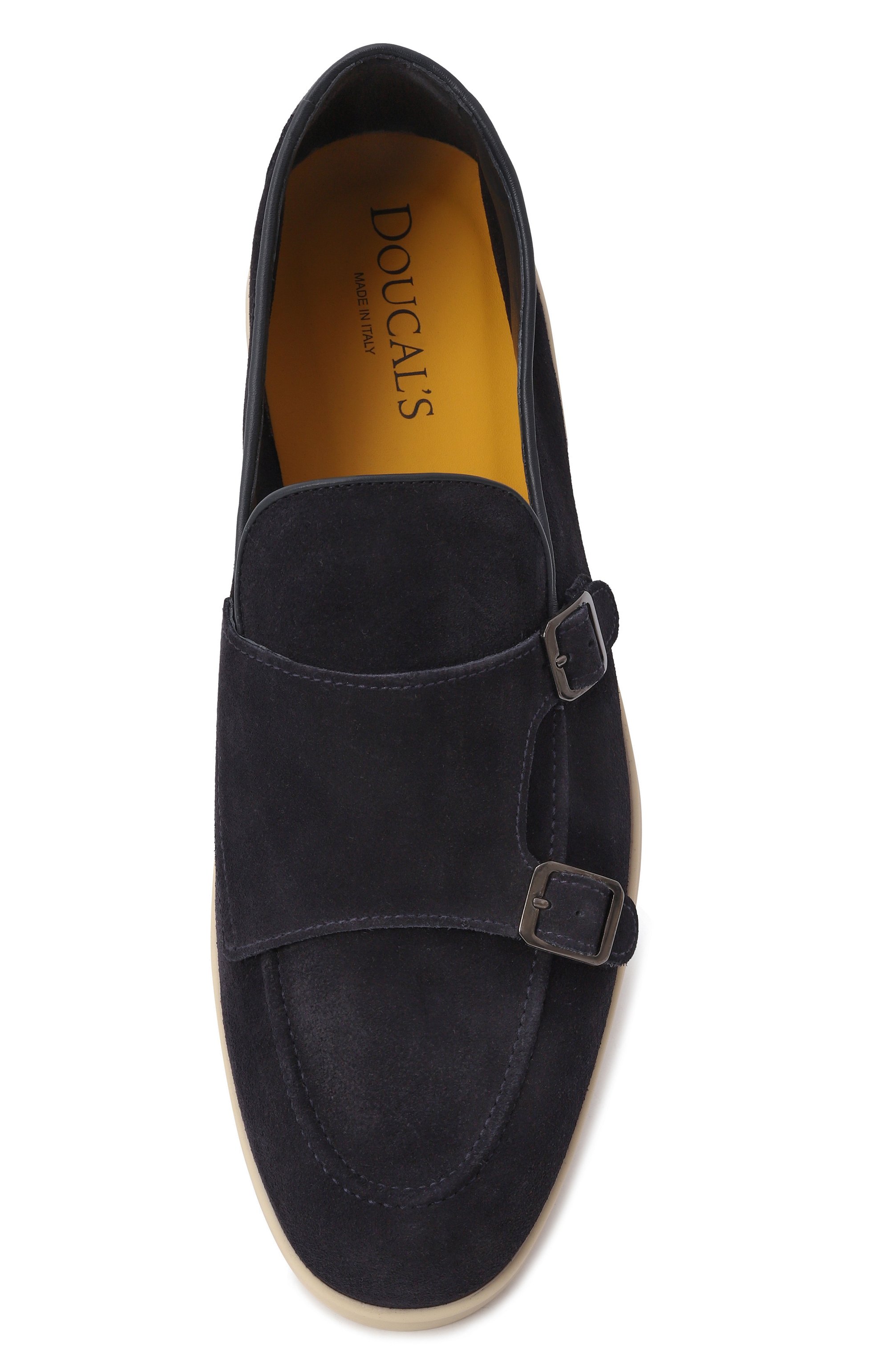 Замшевые лоферы DOUCAL'S темно-синего цвета по цене 49350 руб., арт. DU3414NWMAUY009G, фото 6 Замшевые лоферы DOUCAL'S, арт. DU3414NWMAUY009G, фото 6