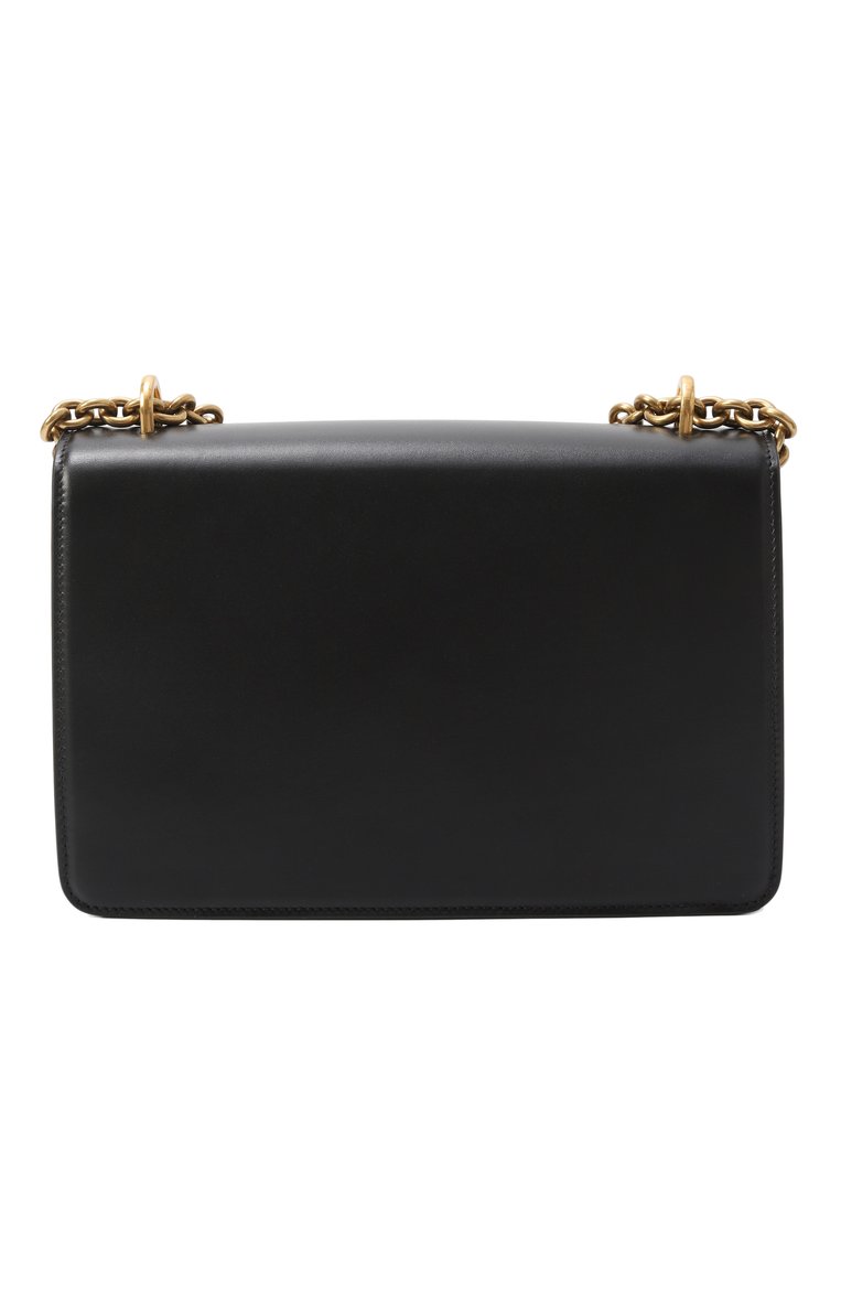 Женская сумка vain medium VALENTINO черного цвета, арт. 6W2B0R16/GCB | Фото 6 (Ремень/цепочка: На ремешке; Размер: medium; Материал: Натуральная кожа)