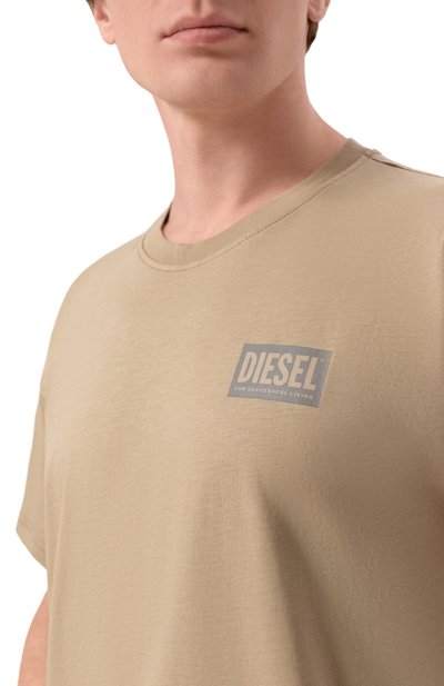 Хлопковая футболка DIESEL, арт. A20975/0QIAM, фото 5