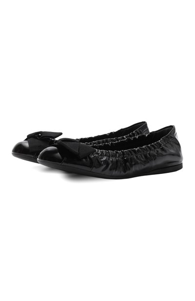 Женские лакированные балетки PRADA, арт. 1F3220/H27