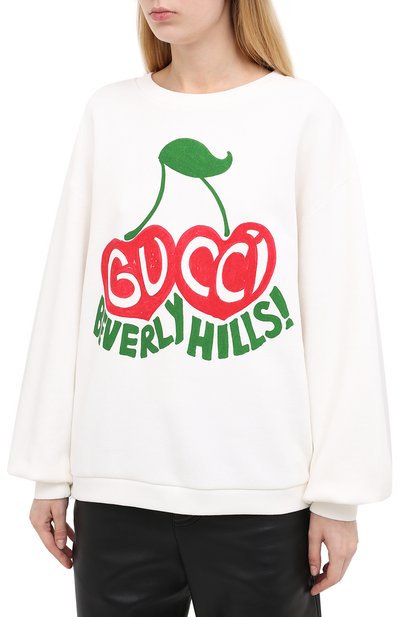 Хлопковый свитшот GUCCI, арт. 631695/XJCRT, фото 3