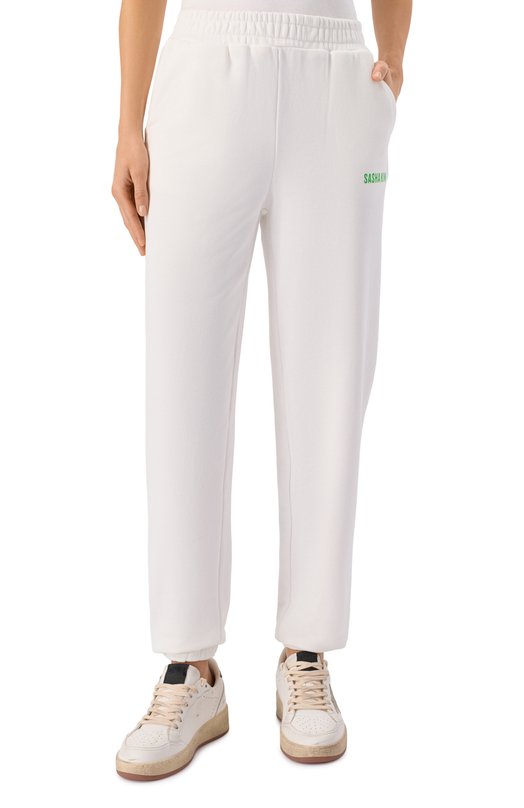 Хлопковый костюм Sasha Kim SK-00000565 Белый  SK-00000565 Фото 4