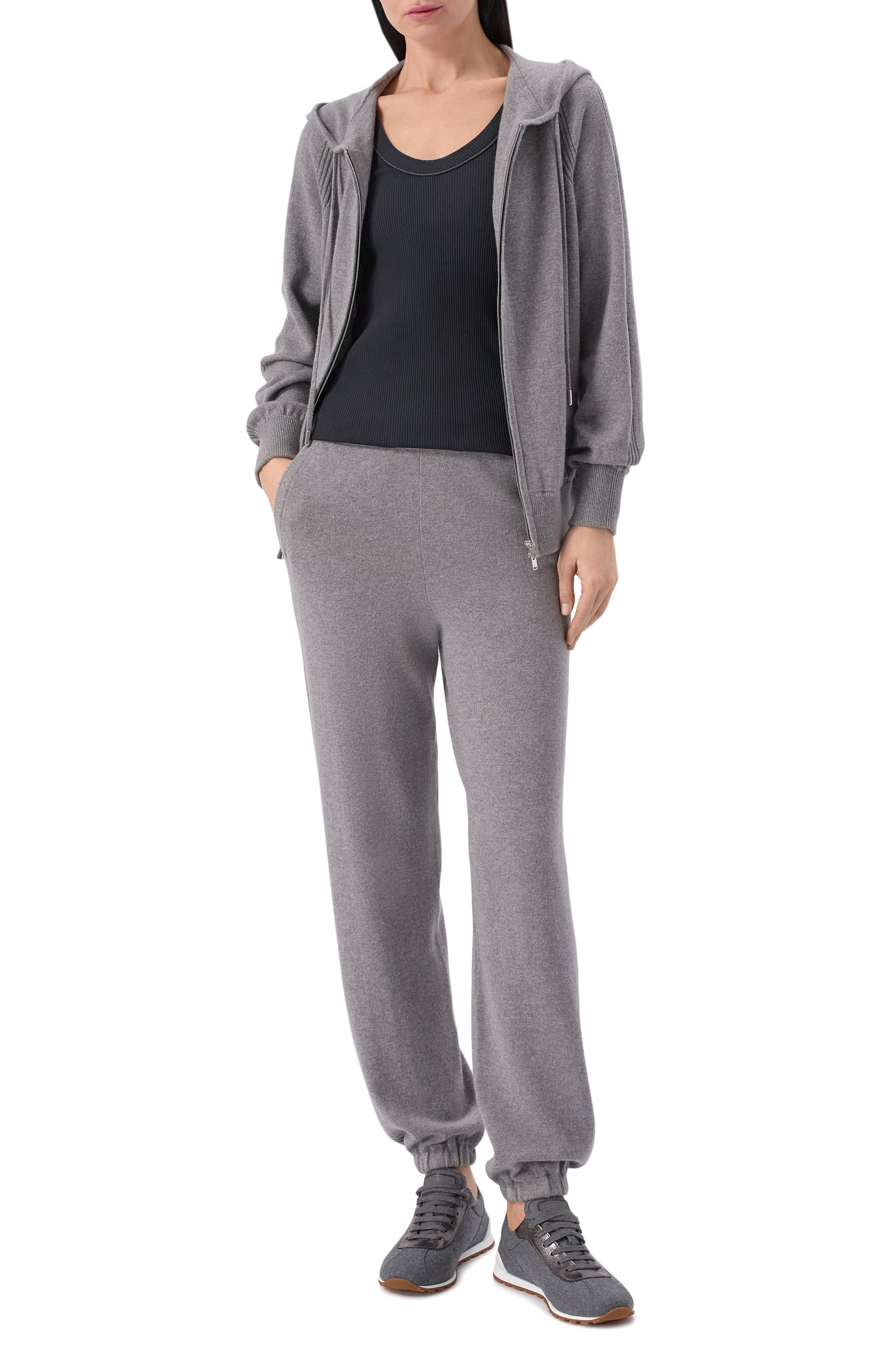 Хлопковая майка BRUNELLO CUCINELLI, арт. MG902FP100, фото 2